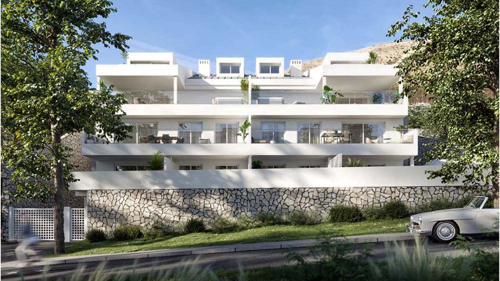 03 modern white apartments exterior